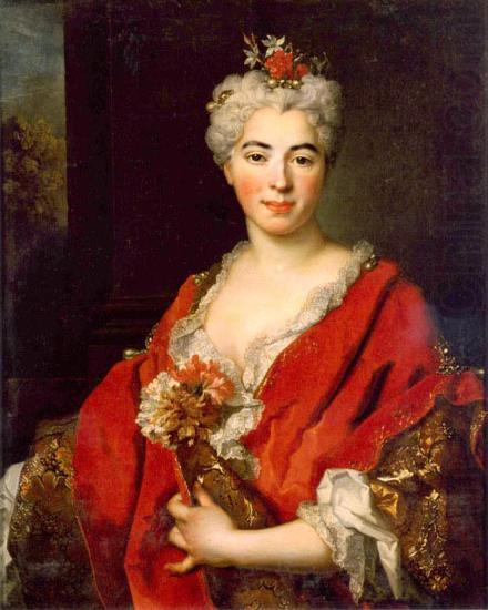 Portrait of Marguerite de Largilliere, Nicolas de Largilliere